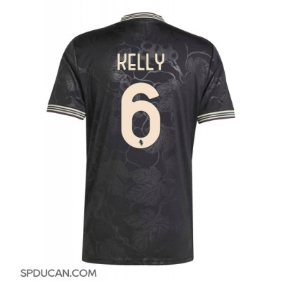 Muški Nogometni Dres Juventus Lloyd Kelly #6 Rezervni 2025-26 Kratak Rukav Muški Nogometni Dres Juventus Lloyd Kelly #6 Rezervni 2025-26 Kratak Rukav